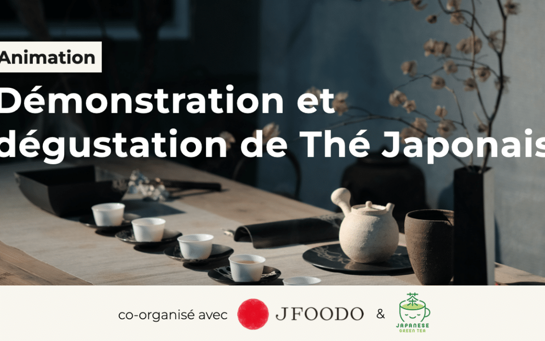 Animation démonstration et dégustation de Thé Japonais, un événement favorisant le bien-être au travail dans les espaces de coworking Startway et Multiburo